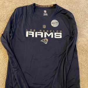 LA Rams long sleeve dri fit long sleeve shirt youth Large